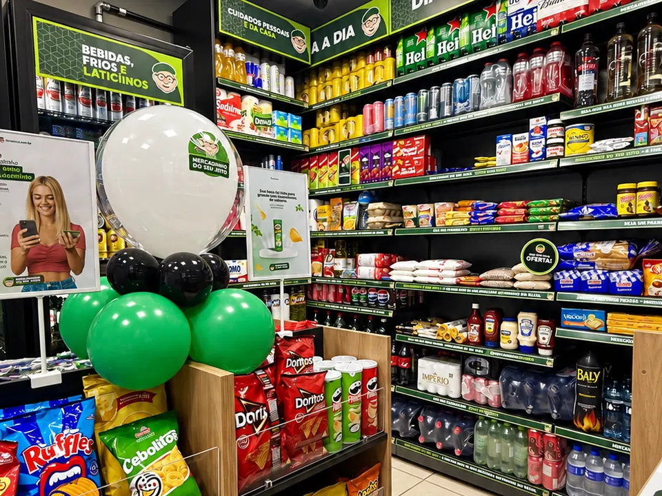 Dia de inauguração de uma loja do Seo Juca em condomínio